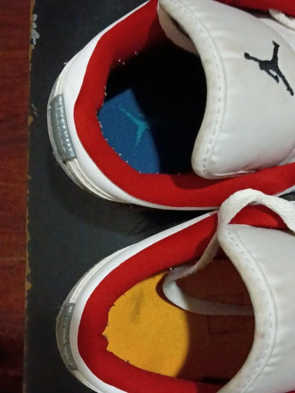 Excellent Condition Jordan 1 Low White Gym Red - 553560-164 Size 5.5Y Youth Kids